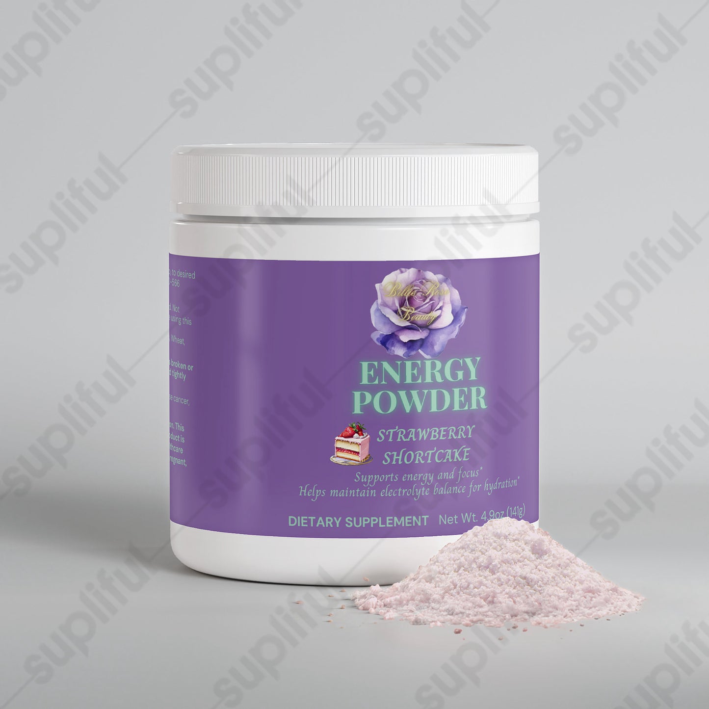 Energy Powder (Strawberry Shortcake)